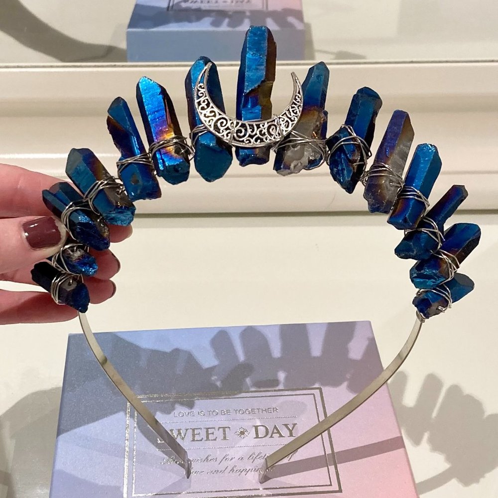 Goddess Crystal Quartz Headpiece Crown